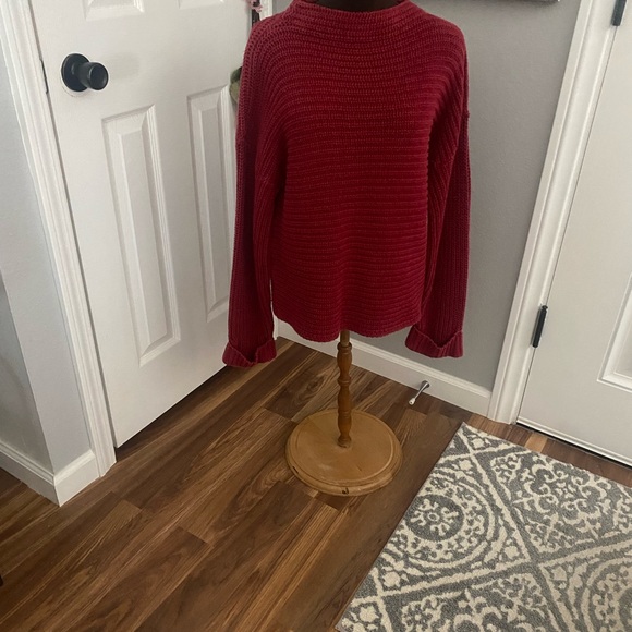 Vintage two one two- chunky yred cable knit oversized sweater OS - Picture 2 of 11